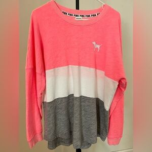 Victoria's Secret PINK Heathered Bubblegum Pink Pullover